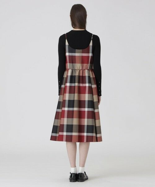 BLUE LABEL / BLACK LABEL CRESTBRIDGE / ブルーレーベル / ブラックレーベル・クレストブリッジ  ドレス | クレストブリッジチェックライトクロッシングツイルキャミソールドレス | 詳細2