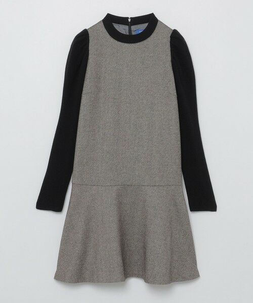 BLUE LABEL / BLACK LABEL CRESTBRIDGE / ブルーレーベル / ブラックレーベル・クレストブリッジ  ドレス | ツイードドッキングドレス | 詳細3