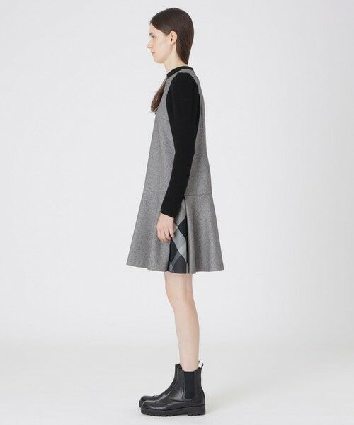 BLUE LABEL / BLACK LABEL CRESTBRIDGE / ブルーレーベル / ブラックレーベル・クレストブリッジ  ドレス | ツイードドッキングドレス | 詳細4