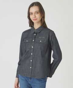 BLUE LABEL / BLACK LABEL CRESTBRIDGE / ブルーレーベル / ブラックレーベル・クレストブリッジ  シャツ・ブラウス | ライトスラブシャンブレーシャツブラウス