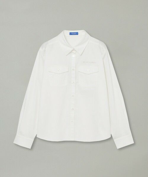 BLUE LABEL / BLACK LABEL CRESTBRIDGE / ブルーレーベル / ブラックレーベル・クレストブリッジ  シャツ・ブラウス | ライトスラブシャンブレーシャツブラウス | 詳細7