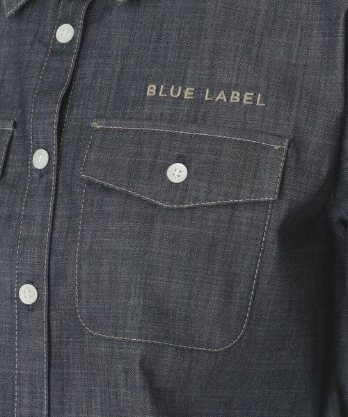 BLUE LABEL / BLACK LABEL CRESTBRIDGE / ブルーレーベル / ブラックレーベル・クレストブリッジ  シャツ・ブラウス | ライトスラブシャンブレーシャツブラウス | 詳細12