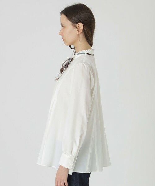 BLUE LABEL / BLACK LABEL CRESTBRIDGE / ブルーレーベル / ブラックレーベル・クレストブリッジ  シャツ・ブラウス | ライトタンブラーフレアブラウス | 詳細3