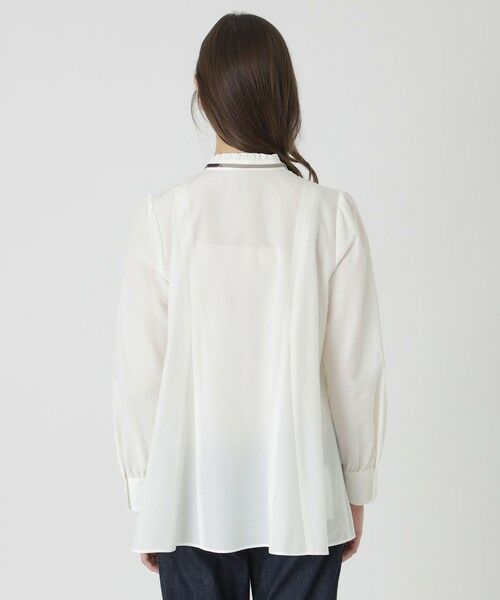 BLUE LABEL / BLACK LABEL CRESTBRIDGE / ブルーレーベル / ブラックレーベル・クレストブリッジ  シャツ・ブラウス | ライトタンブラーフレアブラウス | 詳細4