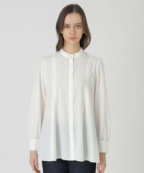 BLUE LABEL / BLACK LABEL CRESTBRIDGE / ブルーレーベル / ブラックレーベル・クレストブリッジ  シャツ・ブラウス | ライトタンブラーフレアブラウス | 詳細6