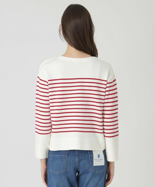 BLUE LABEL / BLACK LABEL CRESTBRIDGE / ブルーレーベル / ブラックレーベル・クレストブリッジ  ニット・セーター | ロゴボーダーニットプルオーバー | 詳細4