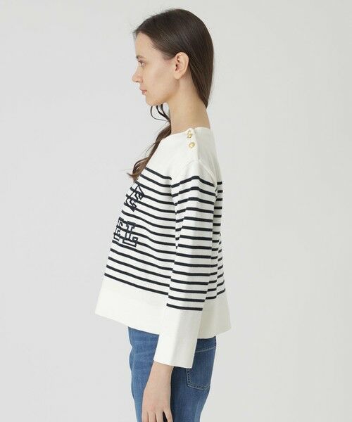 BLUE LABEL / BLACK LABEL CRESTBRIDGE / ブルーレーベル / ブラックレーベル・クレストブリッジ  ニット・セーター | ロゴボーダーニットプルオーバー | 詳細10