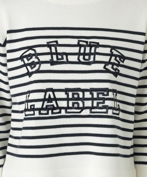 BLUE LABEL / BLACK LABEL CRESTBRIDGE / ブルーレーベル / ブラックレーベル・クレストブリッジ  ニット・セーター | ロゴボーダーニットプルオーバー | 詳細13