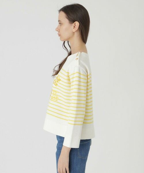 BLUE LABEL / BLACK LABEL CRESTBRIDGE / ブルーレーベル / ブラックレーベル・クレストブリッジ  ニット・セーター | ロゴボーダーニットプルオーバー | 詳細17