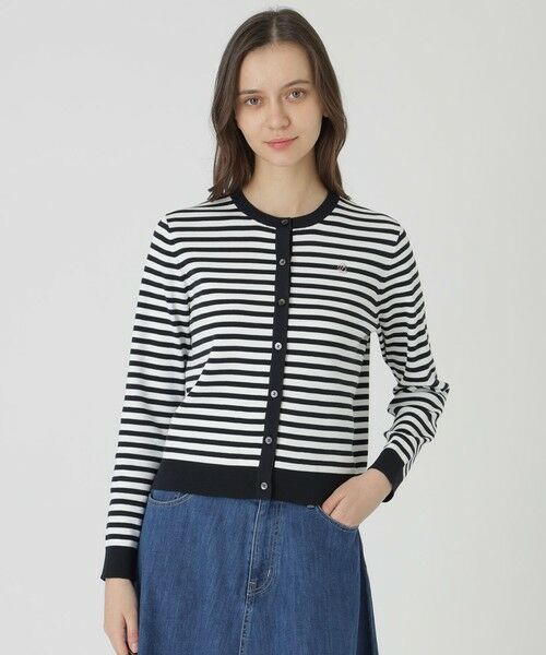 BLUE LABEL / BLACK LABEL CRESTBRIDGE / ブルーレーベル / ブラックレーベル・クレストブリッジ  ニット・セーター | コットンポリエステルニットカーディガン（ネイビー3）