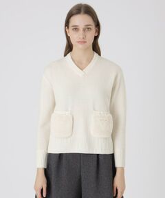 BLUE LABEL / BLACK LABEL CRESTBRIDGE / ブルーレーベル / ブラックレーベル・クレストブリッジ  ニット・セーター | ラムズウールニットプルオーバー