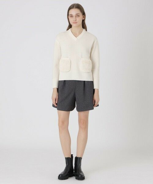 BLUE LABEL / BLACK LABEL CRESTBRIDGE / ブルーレーベル / ブラックレーベル・クレストブリッジ  ニット・セーター | ラムズウールニットプルオーバー | 詳細1