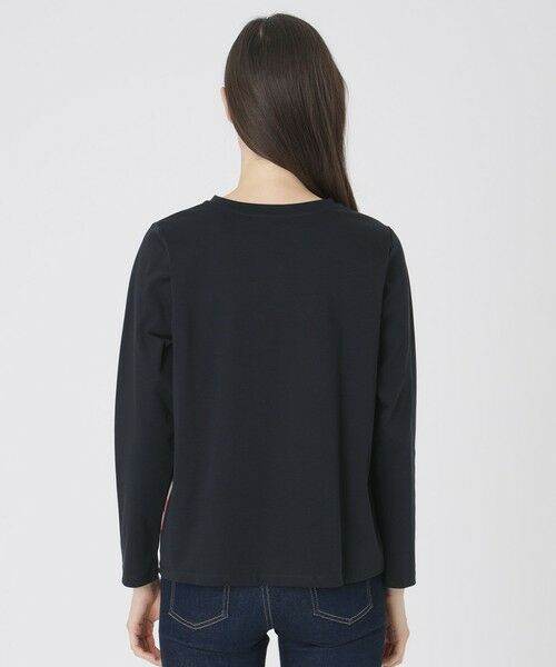 BLUE LABEL / BLACK LABEL CRESTBRIDGE / ブルーレーベル / ブラックレーベル・クレストブリッジ  カットソー | シルケットスムースパーシャルチェックロングスリーブＴシャツ | 詳細7