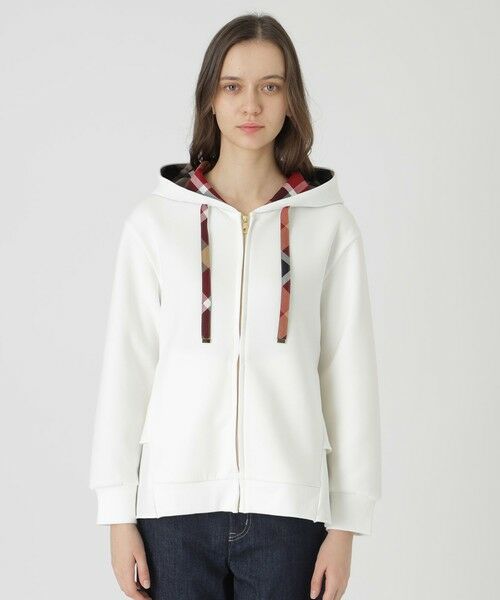 BLUE LABEL / BLACK LABEL CRESTBRIDGE / ブルーレーベル / ブラックレーベル・クレストブリッジ  カットソー | 【原宿限定】ダブルエアーポンチヘムフリルパーカー | 詳細3