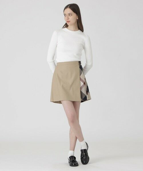 BLUE LABEL / BLACK LABEL CRESTBRIDGE / ブルーレーベル / ブラックレーベル・クレストブリッジ その他パンツ | シャルマンストレッチツイルキュロット | 詳細7