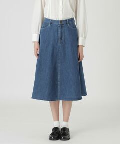 BLUE LABEL / BLACK LABEL CRESTBRIDGE / ブルーレーベル / ブラックレーベル・クレストブリッジ  ミニ・ひざ丈スカート | 【BLUE LABEL DENIM】フレアスカート