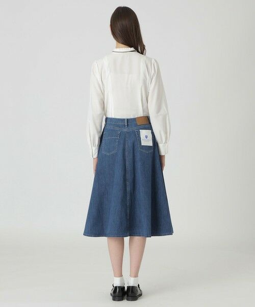 BLUE LABEL / BLACK LABEL CRESTBRIDGE / ブルーレーベル / ブラックレーベル・クレストブリッジ  ミニ・ひざ丈スカート | 【BLUE LABEL DENIM】フレアスカート | 詳細3