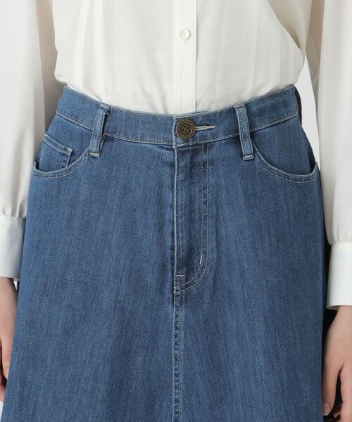 BLUE LABEL / BLACK LABEL CRESTBRIDGE / ブルーレーベル / ブラックレーベル・クレストブリッジ  ミニ・ひざ丈スカート | 【BLUE LABEL DENIM】フレアスカート | 詳細4