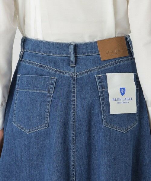 BLUE LABEL / BLACK LABEL CRESTBRIDGE / ブルーレーベル / ブラックレーベル・クレストブリッジ  ミニ・ひざ丈スカート | 【BLUE LABEL DENIM】フレアスカート | 詳細5