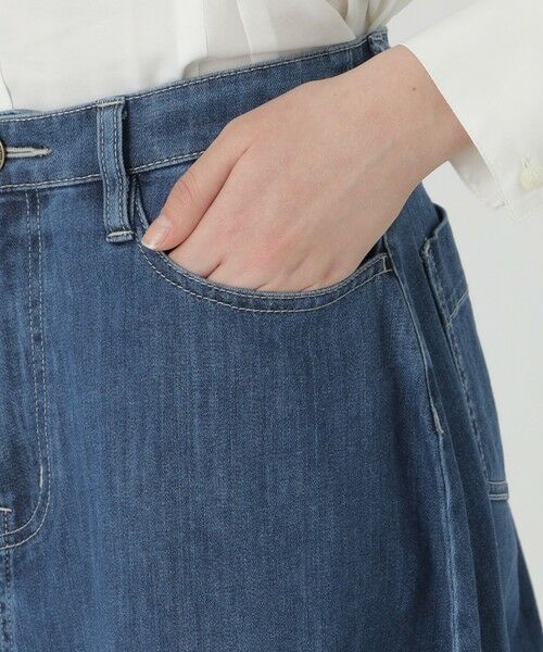 BLUE LABEL / BLACK LABEL CRESTBRIDGE / ブルーレーベル / ブラックレーベル・クレストブリッジ  ミニ・ひざ丈スカート | 【BLUE LABEL DENIM】フレアスカート | 詳細7