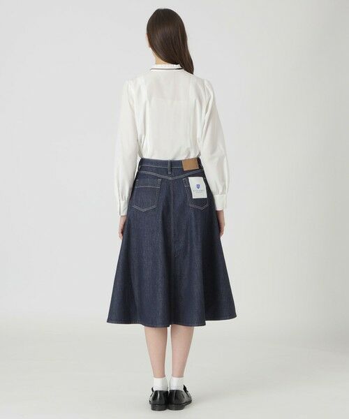 BLUE LABEL / BLACK LABEL CRESTBRIDGE / ブルーレーベル / ブラックレーベル・クレストブリッジ  ミニ・ひざ丈スカート | 【BLUE LABEL DENIM】フレアスカート | 詳細12