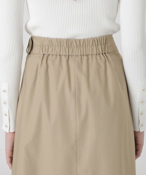 BLUE LABEL / BLACK LABEL CRESTBRIDGE / ブルーレーベル / ブラックレーベル・クレストブリッジ  ミニ・ひざ丈スカート | シャルマンストレッチツイルフロントプリーツスカート | 詳細12