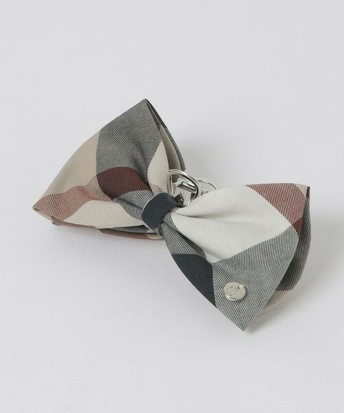 BLUE LABEL / BLACK LABEL CRESTBRIDGE / ブルーレーベル / ブラックレーベル・クレストブリッジ  その他小物 | クレストブリッジチェックリボンバンスクリップ（ベージュ3）