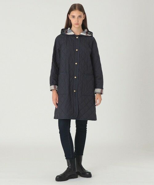 BLUE LABEL / BLACK LABEL CRESTBRIDGE / ブルーレーベル / ブラックレーベル・クレストブリッジ  その他アウター | 【一部店舗限定】クレストブリッジチェックキルティングコート | 詳細9