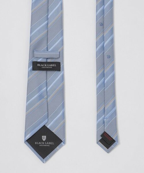 BLUE LABEL / BLACK LABEL CRESTBRIDGE / ブルーレーベル / ブラックレーベル・クレストブリッジ  ネクタイ | ワッフルペーンレジメンタルタイ | 詳細1
