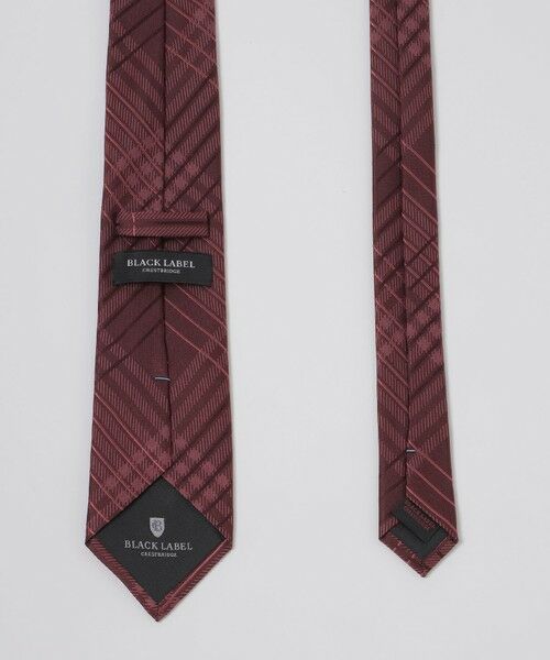 BLUE LABEL / BLACK LABEL CRESTBRIDGE / ブルーレーベル / ブラックレーベル・クレストブリッジ  ネクタイ | トーナルシャドーチェックタイ | 詳細1