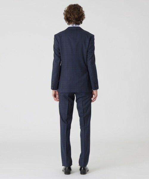 BLUE LABEL / BLACK LABEL CRESTBRIDGE / ブルーレーベル / ブラックレーベル・クレストブリッジ セットアップ | 【一部店舗限定】ブルーアクセントカラーペンチェックスーツ | 詳細4