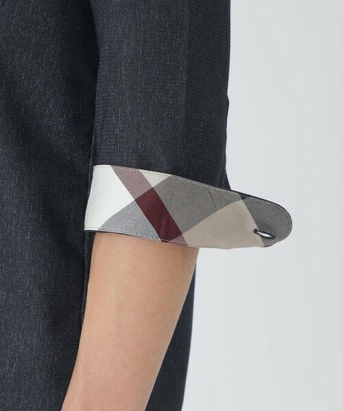 BLUE LABEL / BLACK LABEL CRESTBRIDGE / ブルーレーベル / ブラックレーベル・クレストブリッジ  シャツ・ブラウス | デニムライクカラミスリークォーターシャツ | 詳細9