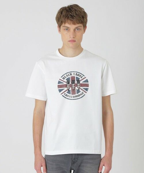 BLUE LABEL / BLACK LABEL CRESTBRIDGE / ブルーレーベル / ブラックレーベル・クレストブリッジ  カットソー | 【予約販売】ヴィンテージグラフィックTシャツ（オフホワイト1）