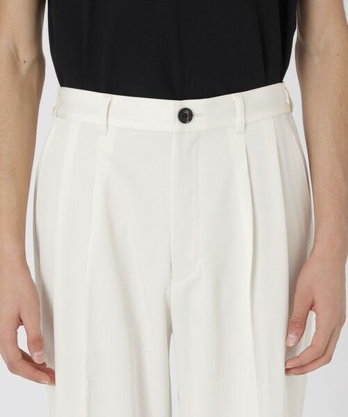 BLUE LABEL / BLACK LABEL CRESTBRIDGE / ブルーレーベル / ブラックレーベル・クレストブリッジ  その他パンツ | トリアセテートカルゼワイドトラウザーズ | 詳細4