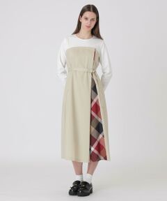 BLUE LABEL / BLACK LABEL CRESTBRIDGE / ブルーレーベル / ブラックレーベル・クレストブリッジ  ドレス | プレーンストレッチツイルビスチェドレス