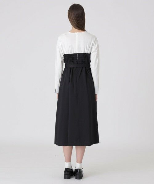 BLUE LABEL / BLACK LABEL CRESTBRIDGE / ブルーレーベル / ブラックレーベル・クレストブリッジ ドレス | プレーンストレッチツイルビスチェドレス | 詳細2