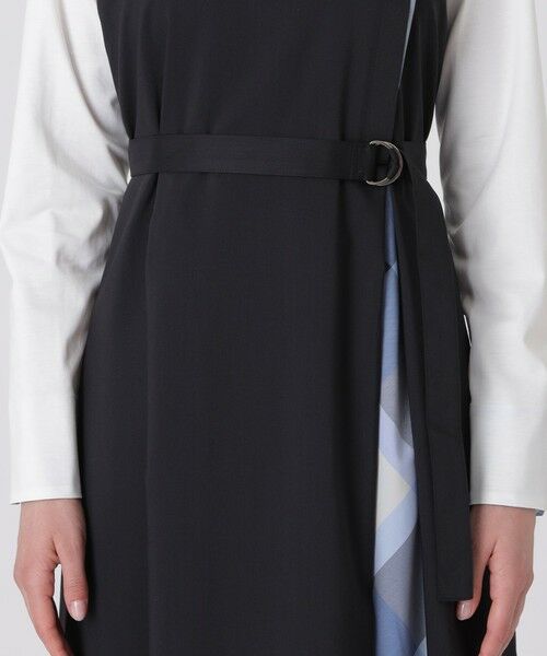 BLUE LABEL / BLACK LABEL CRESTBRIDGE / ブルーレーベル / ブラックレーベル・クレストブリッジ ドレス | プレーンストレッチツイルビスチェドレス | 詳細3