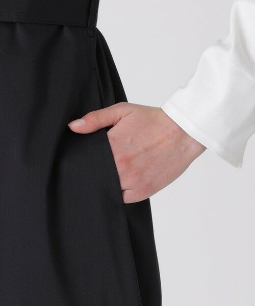BLUE LABEL / BLACK LABEL CRESTBRIDGE / ブルーレーベル / ブラックレーベル・クレストブリッジ ドレス | プレーンストレッチツイルビスチェドレス | 詳細5