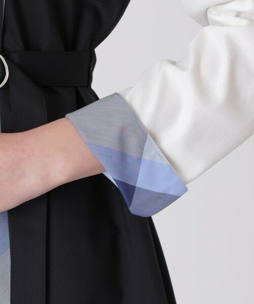 BLUE LABEL / BLACK LABEL CRESTBRIDGE / ブルーレーベル / ブラックレーベル・クレストブリッジ ドレス | プレーンストレッチツイルビスチェドレス | 詳細6