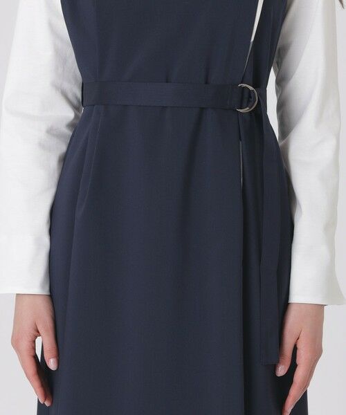 BLUE LABEL / BLACK LABEL CRESTBRIDGE / ブルーレーベル / ブラックレーベル・クレストブリッジ ドレス | プレーンストレッチツイルビスチェドレス | 詳細12