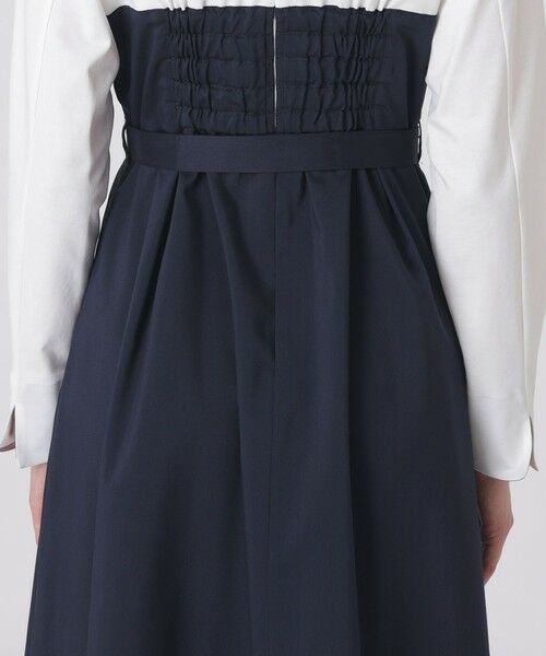 BLUE LABEL / BLACK LABEL CRESTBRIDGE / ブルーレーベル / ブラックレーベル・クレストブリッジ ドレス | プレーンストレッチツイルビスチェドレス | 詳細13