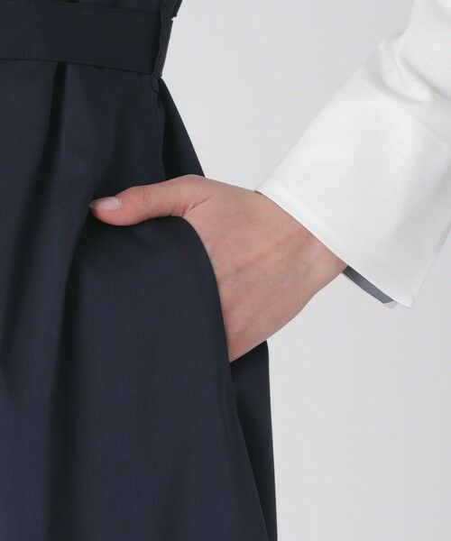 BLUE LABEL / BLACK LABEL CRESTBRIDGE / ブルーレーベル / ブラックレーベル・クレストブリッジ ドレス | プレーンストレッチツイルビスチェドレス | 詳細14