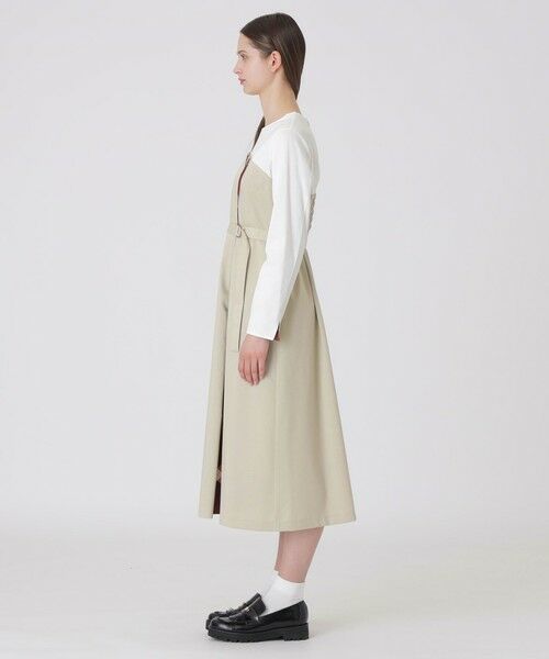 BLUE LABEL / BLACK LABEL CRESTBRIDGE / ブルーレーベル / ブラックレーベル・クレストブリッジ ドレス | プレーンストレッチツイルビスチェドレス | 詳細19
