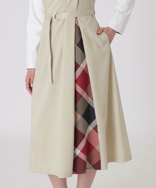 BLUE LABEL / BLACK LABEL CRESTBRIDGE / ブルーレーベル / ブラックレーベル・クレストブリッジ ドレス | プレーンストレッチツイルビスチェドレス | 詳細25