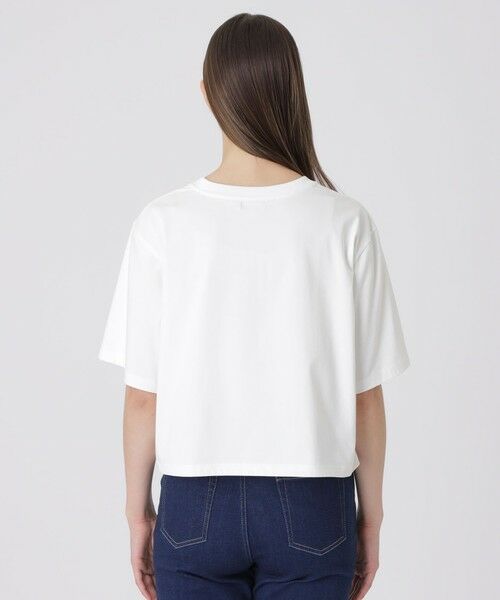 BLUE LABEL / BLACK LABEL CRESTBRIDGE / ブルーレーベル / ブラックレーベル・クレストブリッジ  カットソー | プレーティングシルケットスムースグラフィックロゴTシャツ | 詳細4