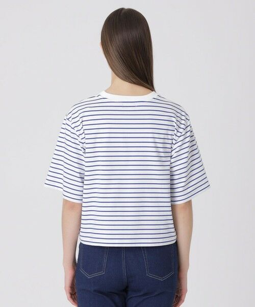 BLUE LABEL / BLACK LABEL CRESTBRIDGE / ブルーレーベル / ブラックレーベル・クレストブリッジ  カットソー | プレーティングシルケットスムースグラフィックロゴTシャツ | 詳細10
