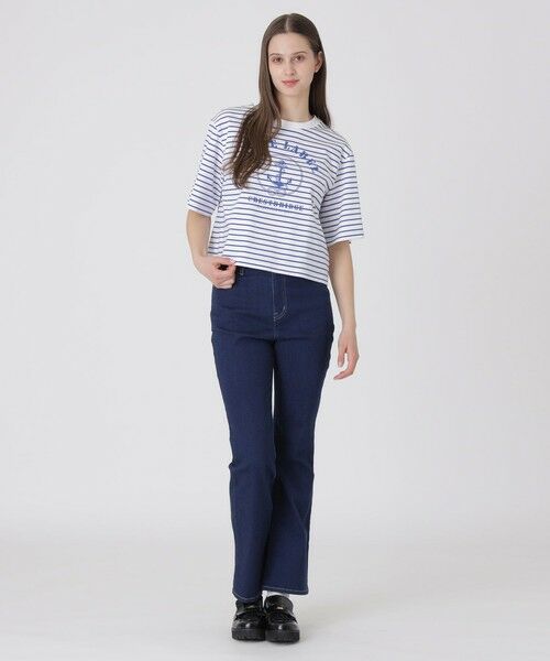 BLUE LABEL / BLACK LABEL CRESTBRIDGE / ブルーレーベル / ブラックレーベル・クレストブリッジ  カットソー | プレーティングシルケットスムースグラフィックロゴTシャツ | 詳細7