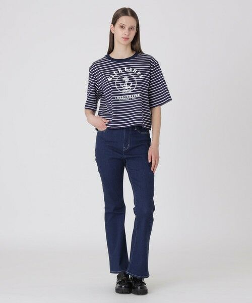 BLUE LABEL / BLACK LABEL CRESTBRIDGE / ブルーレーベル / ブラックレーベル・クレストブリッジ  カットソー | プレーティングシルケットスムースグラフィックロゴTシャツ | 詳細13