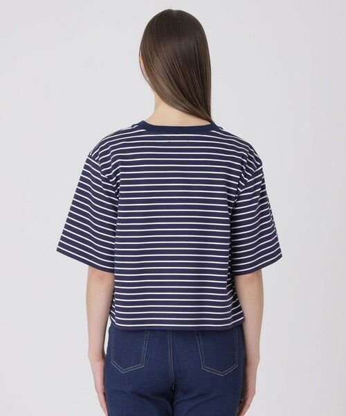 BLUE LABEL / BLACK LABEL CRESTBRIDGE / ブルーレーベル / ブラックレーベル・クレストブリッジ  カットソー | プレーティングシルケットスムースグラフィックロゴTシャツ | 詳細16