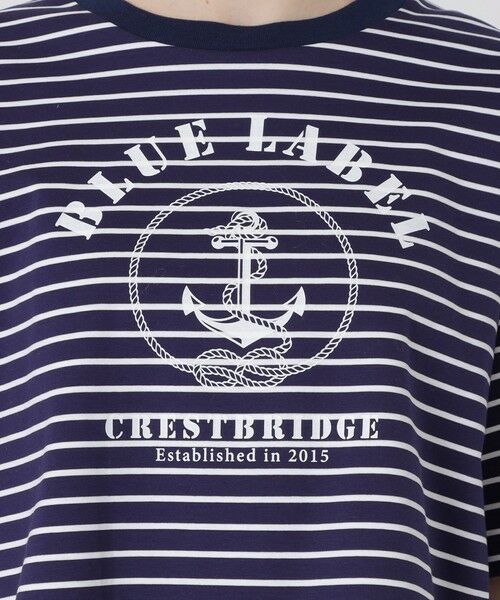 BLUE LABEL / BLACK LABEL CRESTBRIDGE / ブルーレーベル / ブラックレーベル・クレストブリッジ  カットソー | プレーティングシルケットスムースグラフィックロゴTシャツ | 詳細17